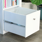 Bureau de rangement informatique de 48 pouces - Blanc