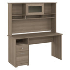 Bureau d'ordinateur Cabot 60W avec étagère en chêne expresso par