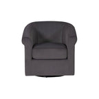 Fauteuil pivotant Moriarty en velours