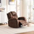 Fauteuil inclinable pivotant oversize avec porte-gobelet et poche latérale