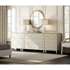 Commode de rangement 3-en-1 avec 8 tiroirs et 2 portes pour chambre à coucher