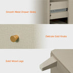 Commode de rangement 3-en-1 avec 8 tiroirs et 2 portes pour chambre à coucher