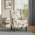 Fauteuil d'appoint rembourré avec clous décoratifs