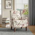 Fauteuil d'appoint rembourré avec clous décoratifs