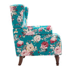 Fauteuil d'appoint rembourré avec clous décoratifs