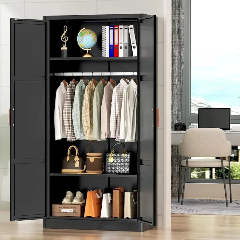 Armoire de rangement moderne en métal verrouillable