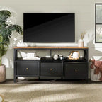 Meuble TV rustique à 3 tiroirs de 152 cm