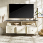 Meuble TV rustique à 3 tiroirs de 152 cm