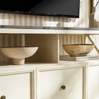 Meuble TV rustique à 3 tiroirs de 152 cm