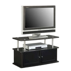 Meuble TV Designs2Go de Convenience Concepts avec 2 armoires de rangement et étagère