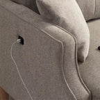 Causeuse moderne avec port de recharge USB