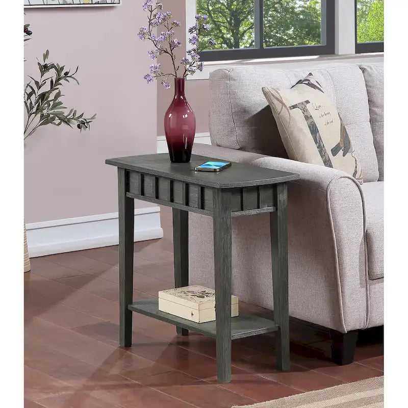 Table d'appoint Dennis avec étagère