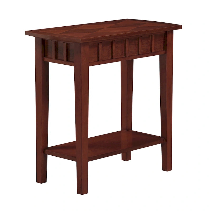 Table d'appoint Dennis avec étagère