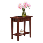 Table d'appoint Dennis avec étagère