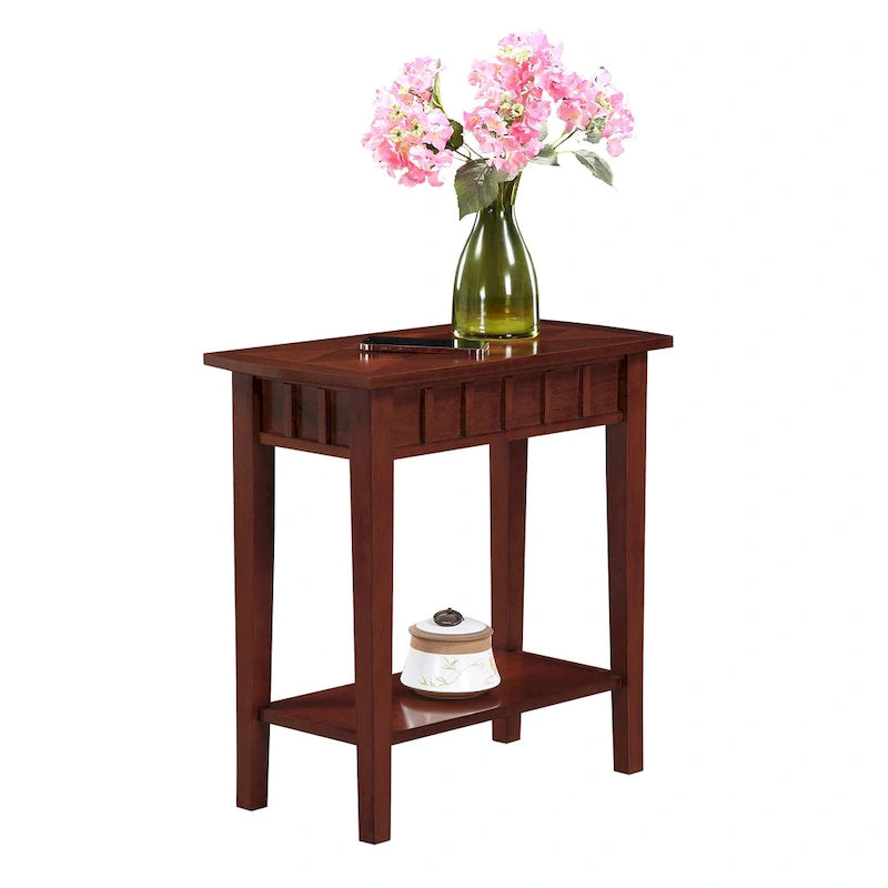 Table d'appoint Dennis avec étagère