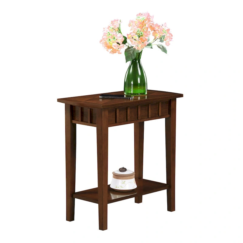 Table d'appoint Dennis avec étagère