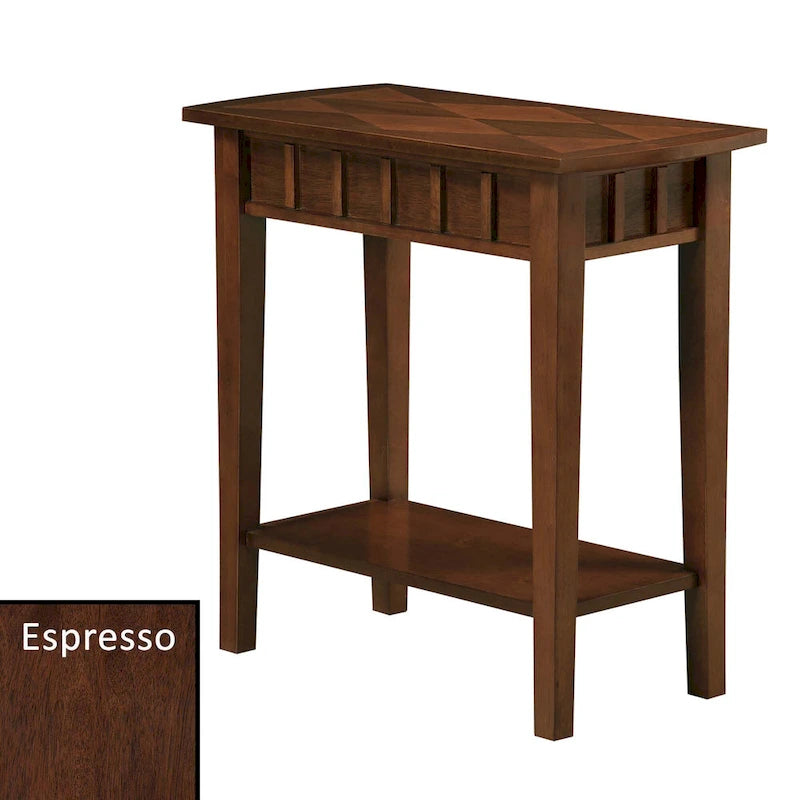 Table d'appoint Dennis avec étagère