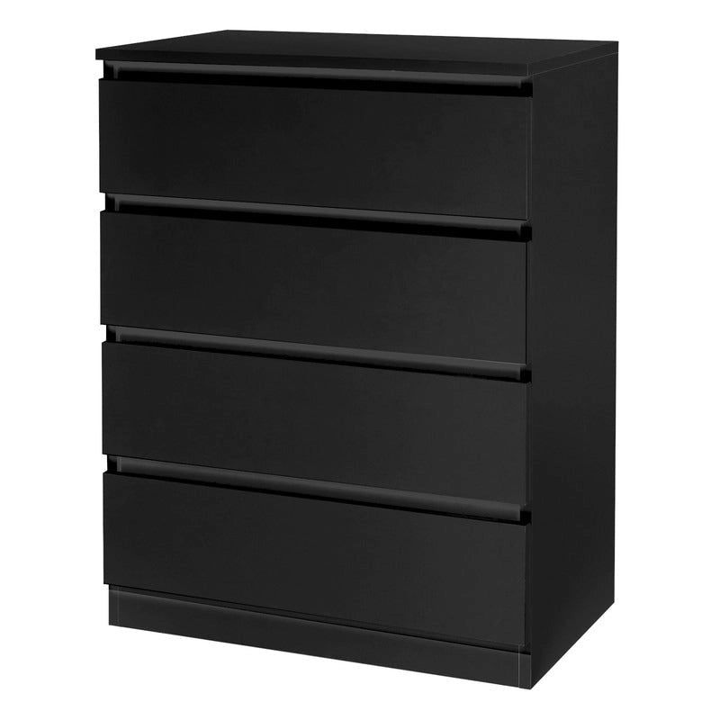 Commode de chambre moderne en bois à 4 tiroirs