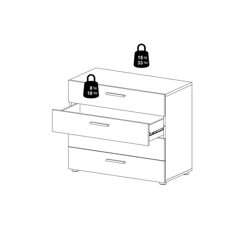 Porch & Den Angus Contemporary 4-drawer Engineered Wood Chest
