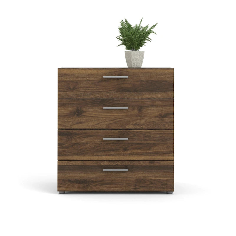 Commode contemporaine 4 tiroirs en bois manufacturé Porch & Den Angus