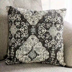 Canapé T-Cushion Frane transitionnel en chenille beige par