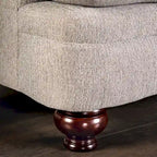 Canapé T-Cushion Frane transitionnel en chenille beige par