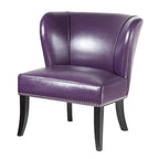 Fauteuil d'appoint sans accoudoirs Sheldon Purple