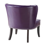 Fauteuil d'appoint sans accoudoirs Sheldon Purple