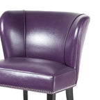 Fauteuil d'appoint sans accoudoirs Sheldon Purple
