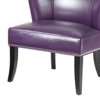 Fauteuil d'appoint sans accoudoirs Sheldon Purple