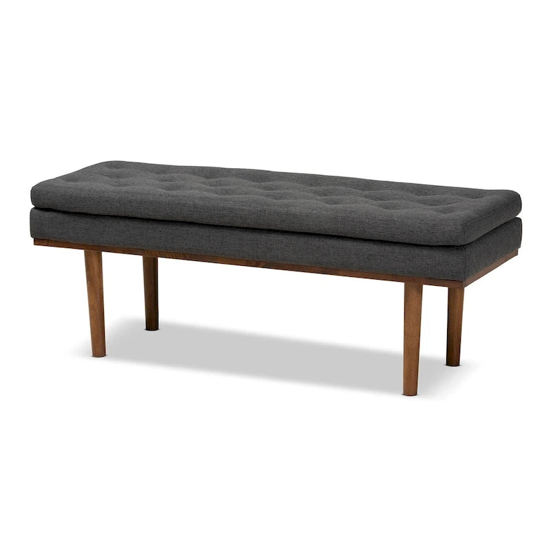 Banc rembourré Ufas de style moderne du milieu du siècle