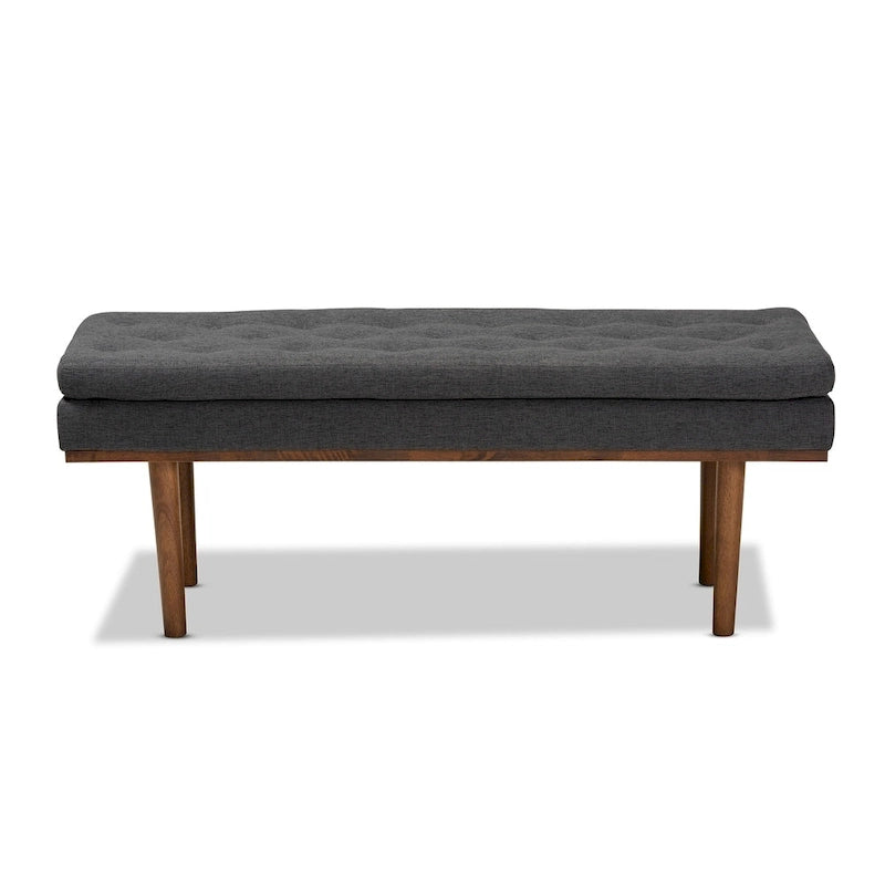 Banc rembourré Ufas de style moderne du milieu du siècle