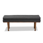 Banc rembourré Ufas de style moderne du milieu du siècle