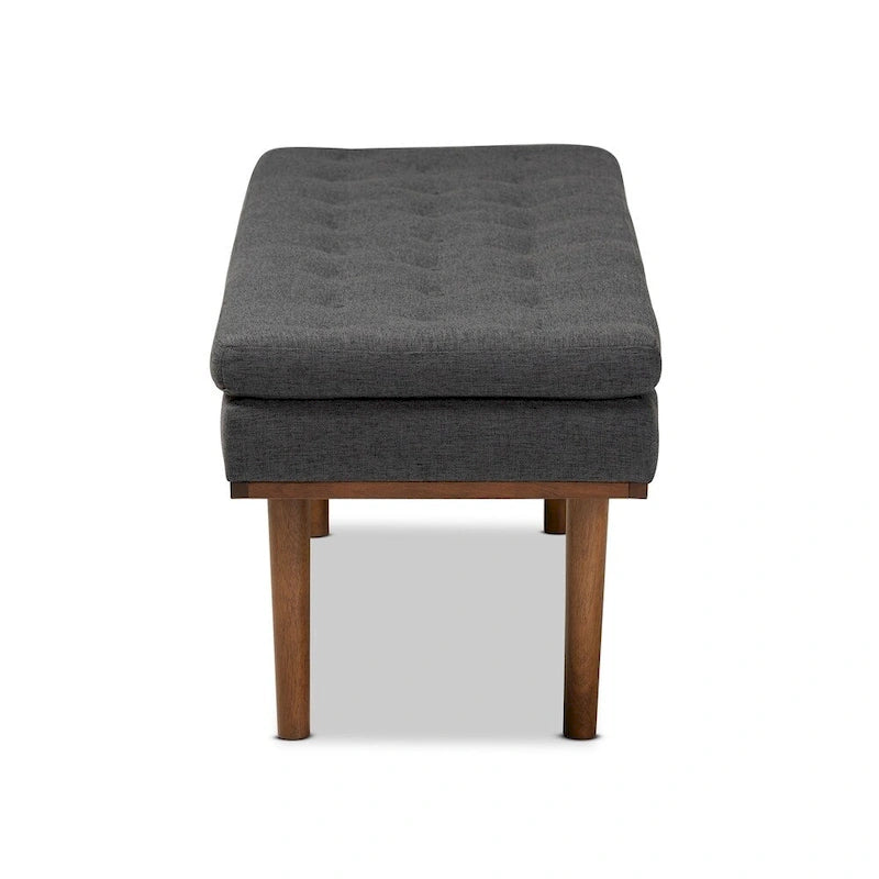 Banc rembourré Ufas de style moderne du milieu du siècle
