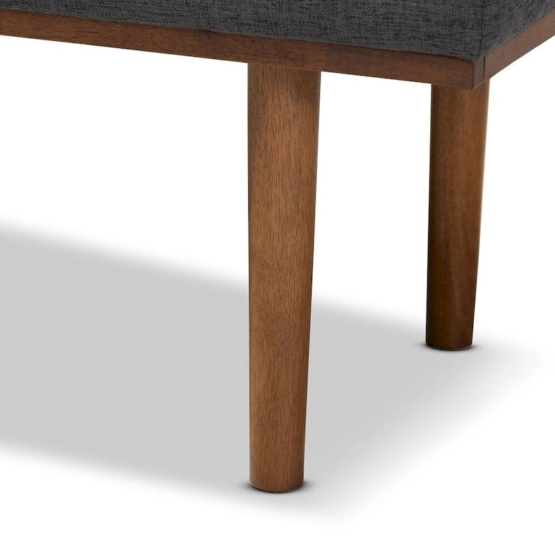 Banc rembourré Ufas de style moderne du milieu du siècle