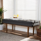Banc rembourré Ufas de style moderne du milieu du siècle