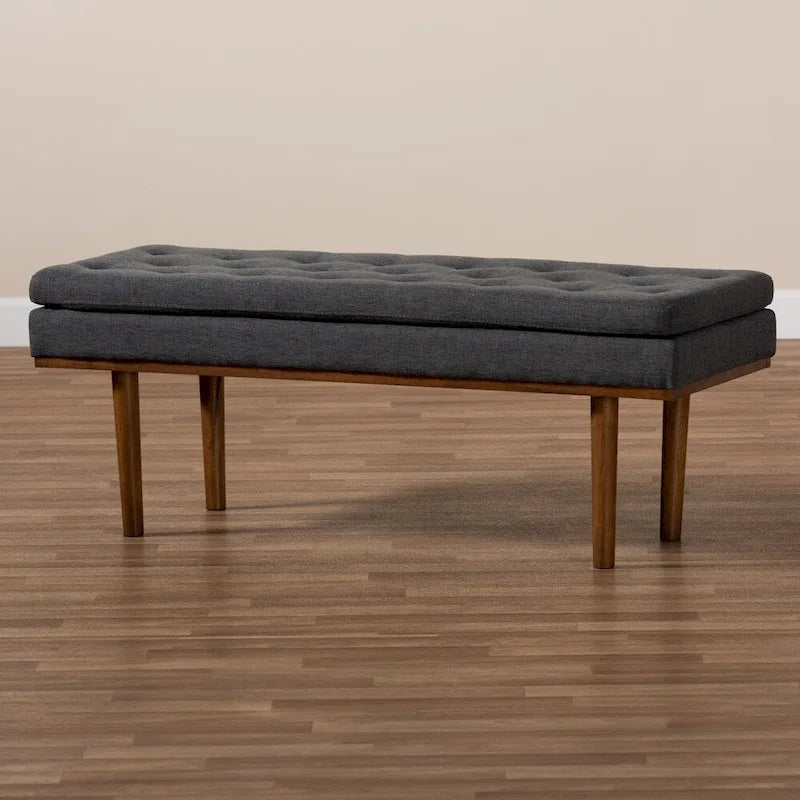 Banc rembourré Ufas de style moderne du milieu du siècle