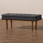 Banc rembourré Ufas de style moderne du milieu du siècle