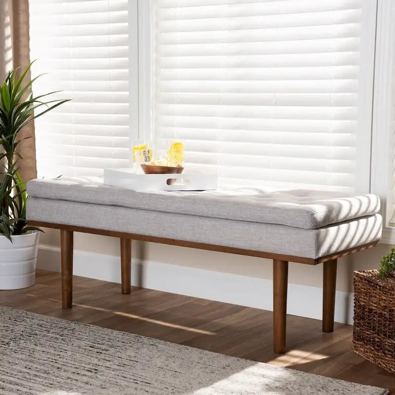 Banc rembourré Ufas de style moderne du milieu du siècle