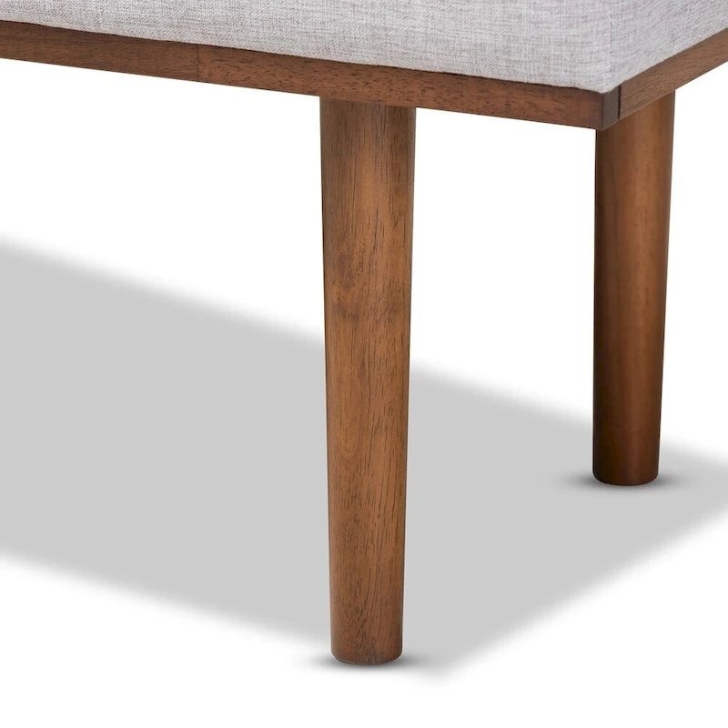Banc rembourré Ufas de style moderne du milieu du siècle