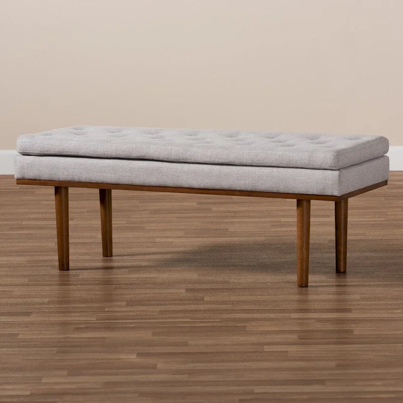 Banc rembourré Ufas de style moderne du milieu du siècle