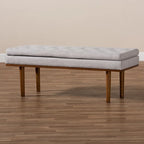 Banc rembourré Ufas de style moderne du milieu du siècle