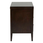 Table de chevet de rangement en bois peint avec tiroirs de East at Main