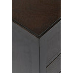 Table de chevet de rangement en bois peint avec tiroirs de East at Main