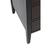 Table de chevet de rangement en bois peint avec tiroirs de East at Main