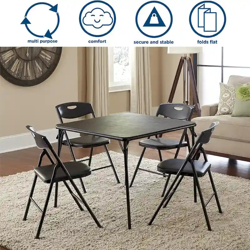 Ensemble table et chaises pliantes Cosco 5 pièces