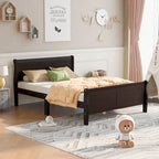 Lit plateforme en bois pleine, grand ou double.