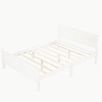 Lit plateforme en bois pleine, grand ou double.