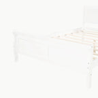 Lit plateforme en bois pleine, grand ou double.