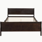 Lit plateforme en bois pleine, grand ou double.